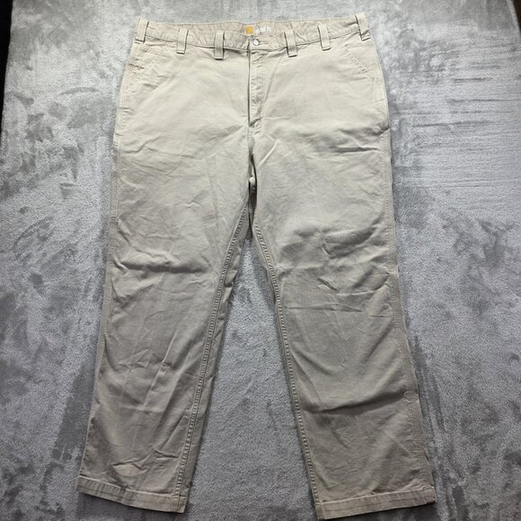 Carhartt Pants Mens 46x32 Rugged Flex Rigby Dungaree Relaxed Fit 102291-232 - Picture 1 of 9